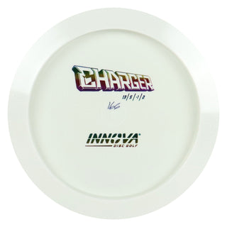 Innova Disc Golf Star Charger All White Bottom Stamp Driver 13/5/-1/2 Rainbow Stamp 171 grams