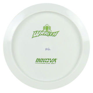 Innova Disc Golf Star Wraith All White Bottom Stamp Driver 11/5/-1/3 Green Stamp 172 grams