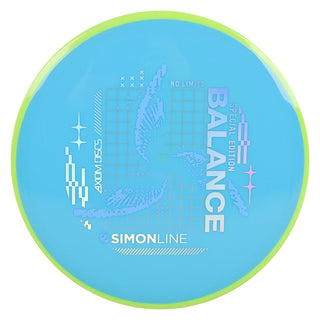 Axiom Disc Golf Neutron Balance Simon Lizotte Edition SE Midrange 5/5/0/2 Blue/Yellow 174 grams