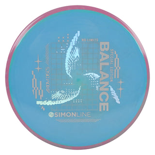 Axiom Disc Golf Neutron Balance Simon Lizotte Edition SE Midrange 5/5/0/2 Blue Grey/Dark Pink 176 grams