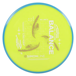 Axiom Disc Golf Neutron Balance Simon Lizotte Edition SE Midrange 5/5/0/2 Yellow/Blue 175 grams