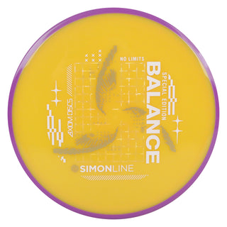 Axiom Disc Golf Neutron Balance Simon Lizotte Edition SE Midrange 5/5/0/2 Mango/Purple 176 grams