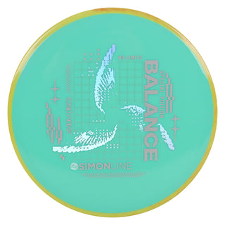 Axiom Disc Golf Neutron Balance Simon Lizotte Edition SE Midrange 5/5/0/2 Teal/Orange Red 177 grams