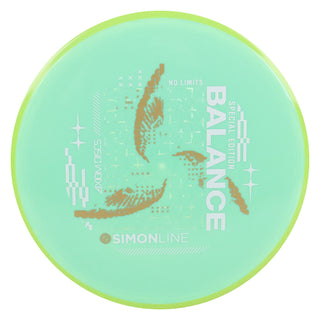 Axiom Disc Golf Neutron Balance Simon Lizotte Edition SE Midrange 5/5/0/2 Mint/Yellow 175 grams