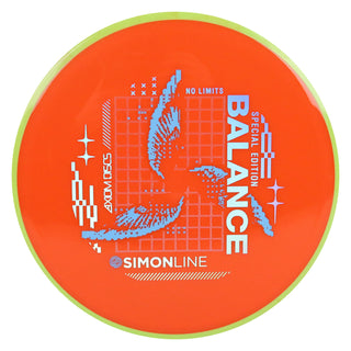 Axiom Disc Golf Neutron Balance Simon Lizotte Edition SE Midrange 5/5/0/2 Orange/Yellow 177 grams
