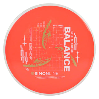 Axiom Disc Golf Neutron Balance Simon Lizotte Edition SE Midrange 5/5/0/2 Neon Red/White 176 grams
