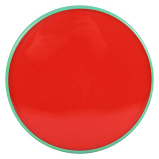 Axiom Disc Golf Neutron Tempo Putter 4/4/0/2.5 Blank Red (No Stamp)/Teal 174 grams