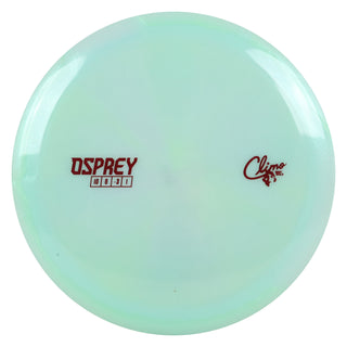 Climo Disc Golf LE Special Blend Osprey Distance Driver 10/6/-3/1 Mint/Maroon 172 grams