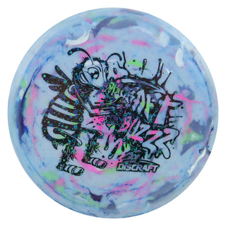 Discraft Disc Golf Jawbreaker Light Weight Buzzz Midrange 5/4/-1/1 Steel Blue/Black Holo Stars 123g