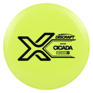 Discraft Disc Golf X Line Cicada Fairway Driver 7/6/-1/1 Yellow/Black 167-169g