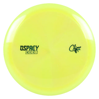 Climo Disc Golf LE Special Blend Osprey Distance Driver 10/6/-3/1 Yellow/Turquoise 175 grams