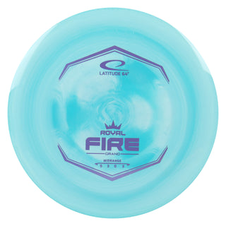 Latitude 64 Disc Golf Royal Grand Fire Midrange Disc 5/3/0/3 Teal/Lavender 174 grams