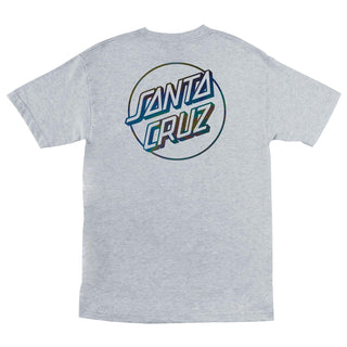 Santa Cruz Skateboards Shirt Opus Dot Sport Grey/Oil Slick Foil