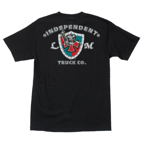 Independent Skateboard T Shirt Mountain Iron Cross Black – TGM