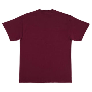 Independent Skateboard T-Shirts Bar Logo Athletic Maroon