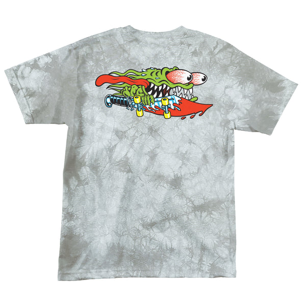 Santa Cruz Skateboards Shirt Meek Slasher Crystal Wash