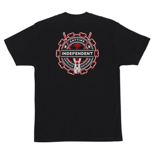 Independent Skateboard T-Shirt Anytime Anywhere Chain Black