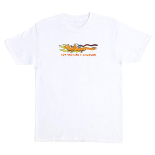 Bronson Speed Co. Shirt x Toy Machine White