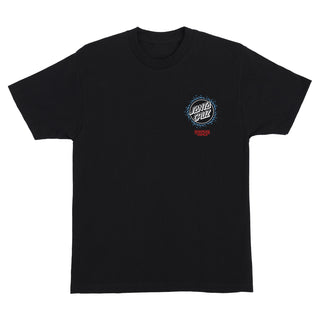 Santa Cruz x Stranger Things Shirt Hellfire Pit Black