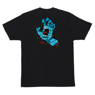 Santa Cruz x Stranger Things Shirt Screaming Lights Black