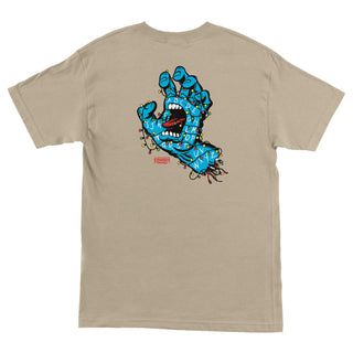 Santa Cruz x Stranger Things Shirt Screaming Lights Sand