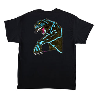 Santa Cruz Skateboards Shirt Natas Sketch Panther Black