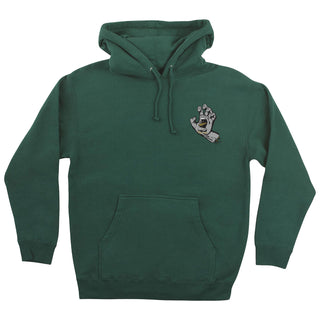 Santa Cruz Skateboard Sweatshirts Screaming Hand Pullover Alpine Green/Grey/Gold