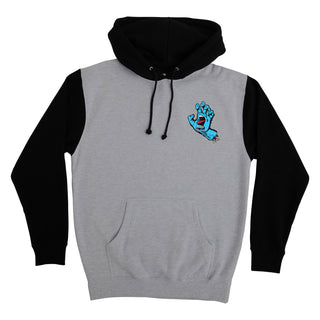 Santa Cruz Skateboards Hoody Screaming Hand Pullover Grey Heather/Black