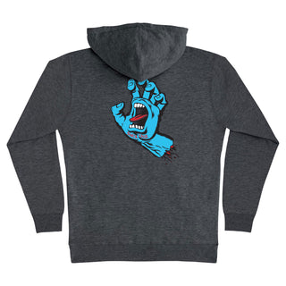 Santa Cruz Skateboards Hoody Screaming Hand Pullover Charcoal Heather