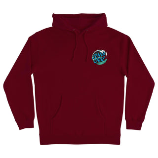 Santa Cruz Skateboards Hoody Wave Dot Pullover Maroon