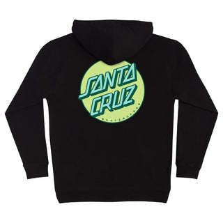 Santa Cruz Skateboards Hoody Other Dot Pullover Black/Key Lime