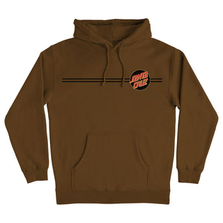 Santa Cruz Skateboards Hoody Other Dot Pullover Brown/Black Sunset
