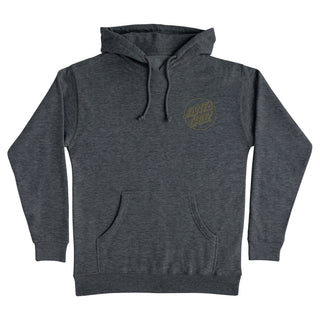 Santa Cruz Skateboards Hoody Opus Dot Pullover Charcoal Heather/Green