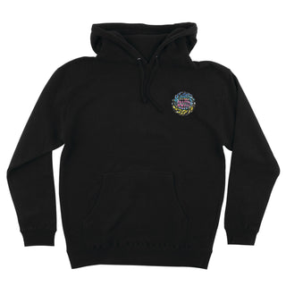 Slime Balls Skateboard Wheels Hoody SB Logo Chrome Pullover Black