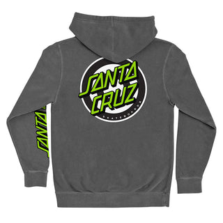 Santa Cruz Skateboards Hoody Roskopp Target Dot Pullover Pigment Black