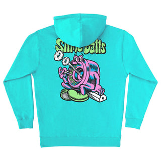 Slime Balls Wheels Hoody Puff Balls Pullover Mint