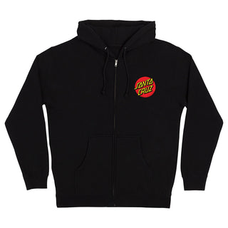 Santa Cruz Skateboards Hoody Meek Slasher Zip Black