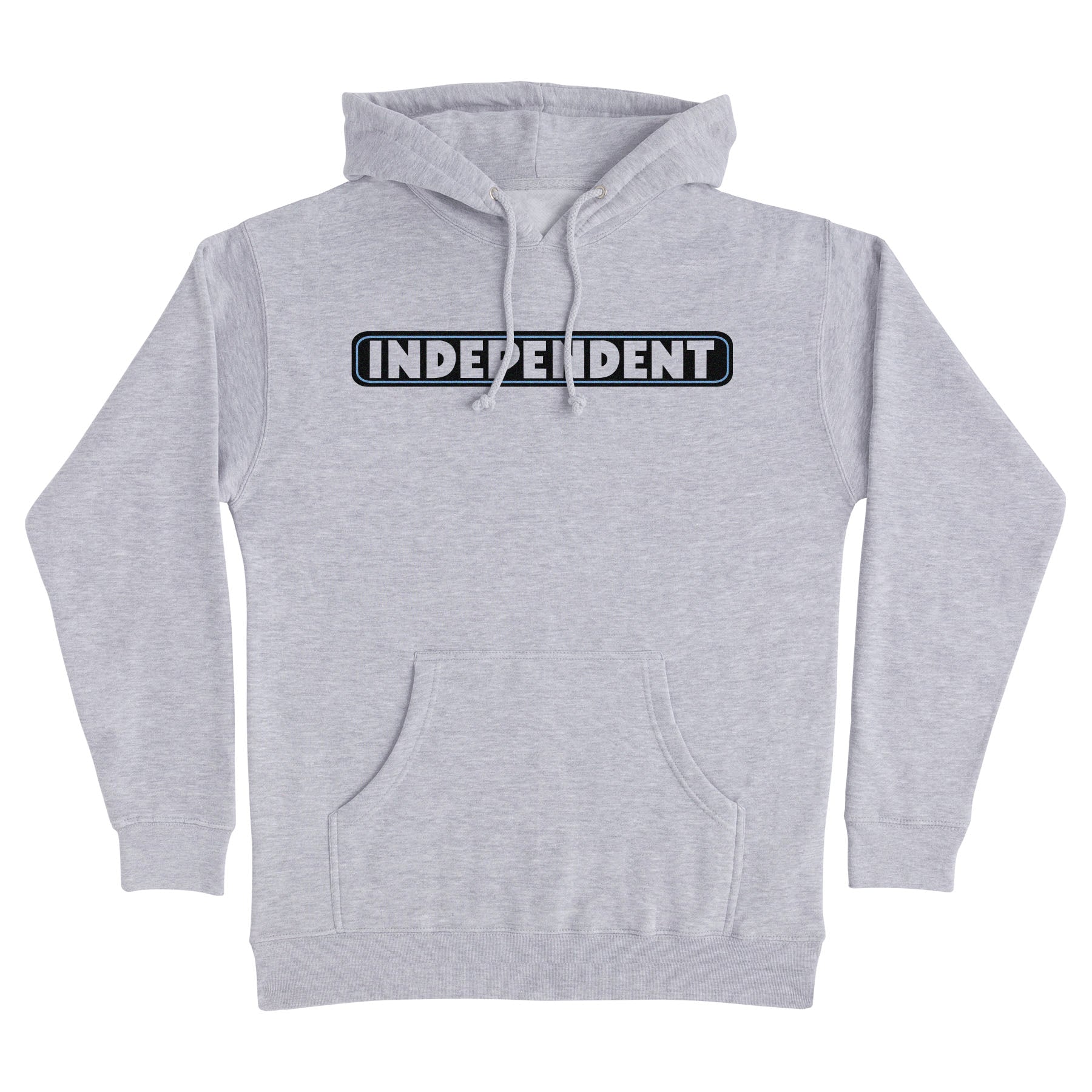 Independent Truck Co Hoody Bar Logo Pullover Grey Heather โ TGM