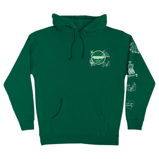 Bronson Speed Co Hoody Breana Geering Pullover Dark Green