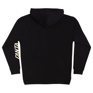 Santa Cruz Skateboards Hoody Screaming Flash Front Pullover Black