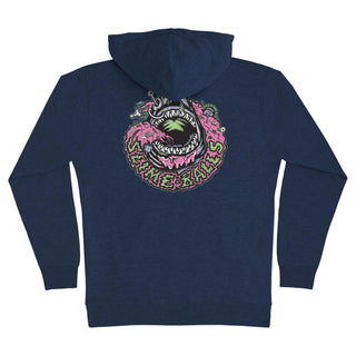 Slime Balls Wheels Skateboard Hoody Shark Bait Pullover Navy Heather