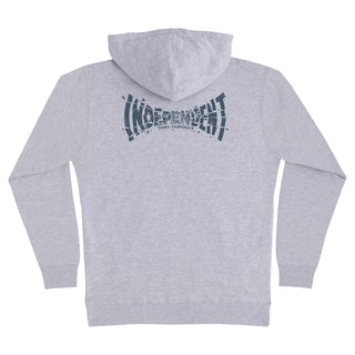 Independent Trucks Skateboard Hoody Shatter Span Pullover Heather Grey