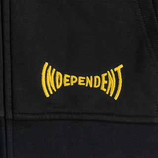 Independent Trucks Skateboard Hoody Span Zip Black