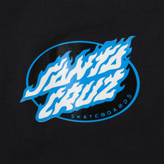 Santa Cruz Skateboard Sweatshirt Igniter Polar Fleece Hoodie Blue Haze/Black