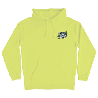 Santa Cruz Skateboard Sweatshirts Goal Flame Pullover Safety Yellow