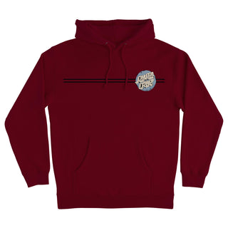 Santa Cruz Skateboards Hoody Scrawl Brick Dot Pullover Maroon