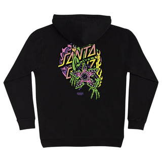 Santa Cruz x Stranger Things Hoody Demogorgon Dot Black