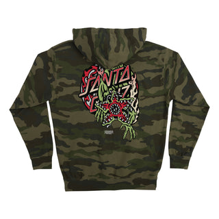 Santa Cruz x Stranger Things Hoody Demogorgon Dot Forest Camo
