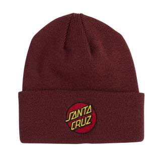 Santa Cruz Skateboards Beanie Classic Dot Maroon