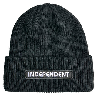Independent Skateboards Beanie Bar Cross Groundwork Black